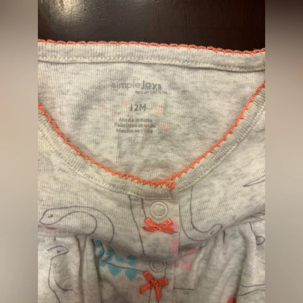 Set of Three Baby Rompers - Simple Joys by Carters - Picture 5 of 12